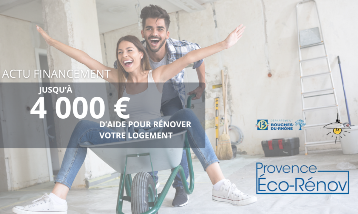 Revalorisation de Provence Éco-Rénov : jusqu'à 4 000 € d'aide pour rénover son logement