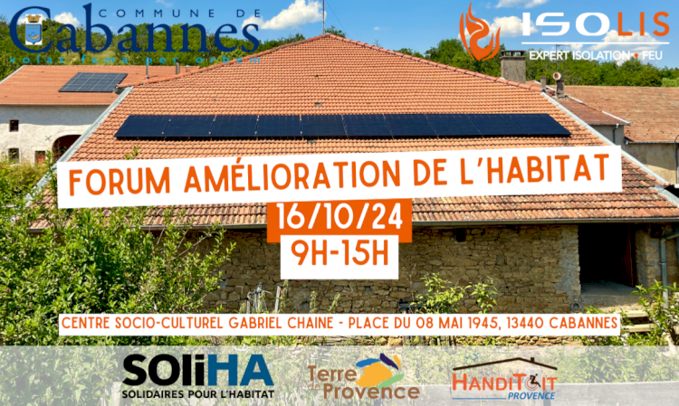 Save the Date : Venez rencontrer l’équipe d’Isolis au Forum Amélioration de l'Habitat de Cabannes !